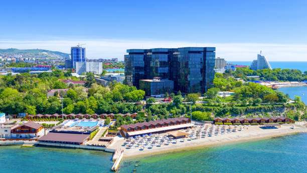 istock apartment on the beach from drone 1098248100