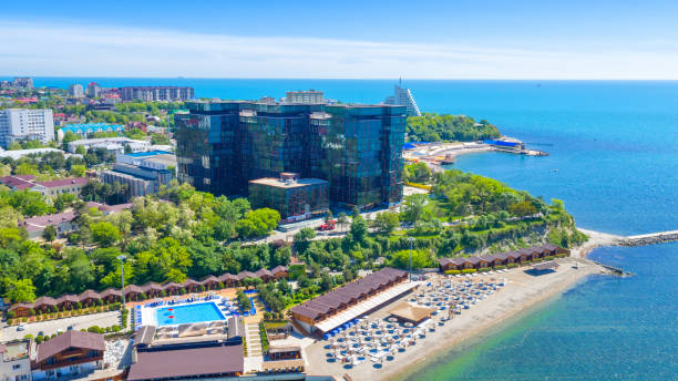 istock apartment on the beach from drone 1098248200