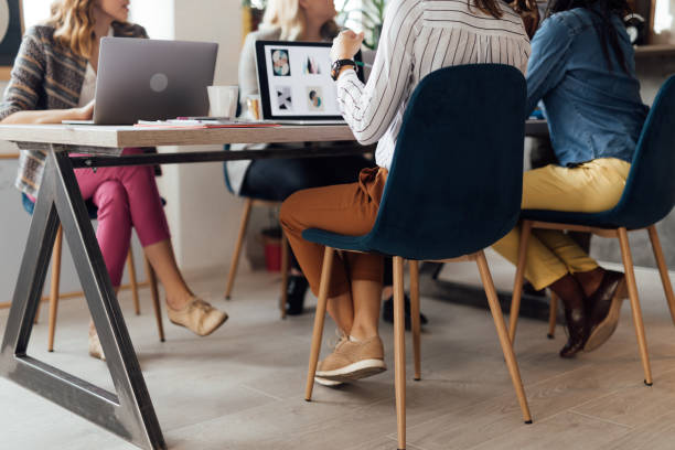 istock Group of working women in the office 1098248512