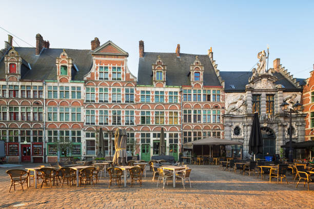 istock Old Fish Market in Gent Belgium 1098250038
