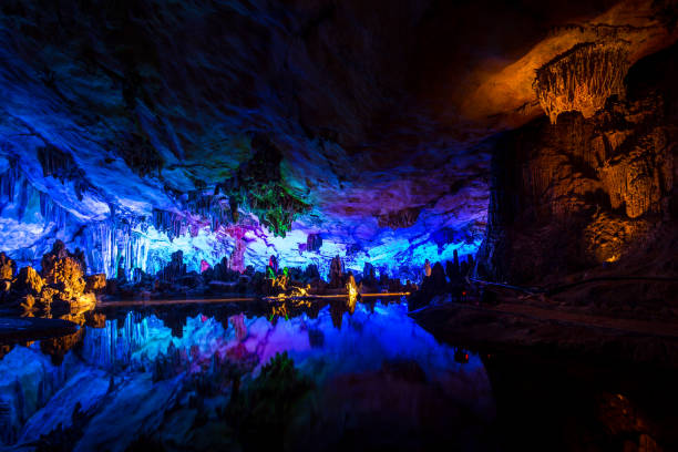 istock Cavern and water in Guilin, China 1098257450