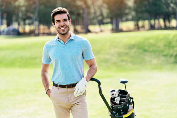 istock Portrait of a smiling golf player 1098268138