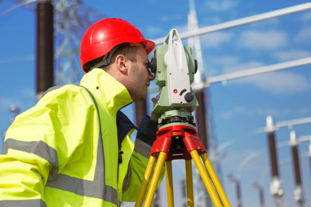 istock Engineer working at electricity station measuring 1098269676