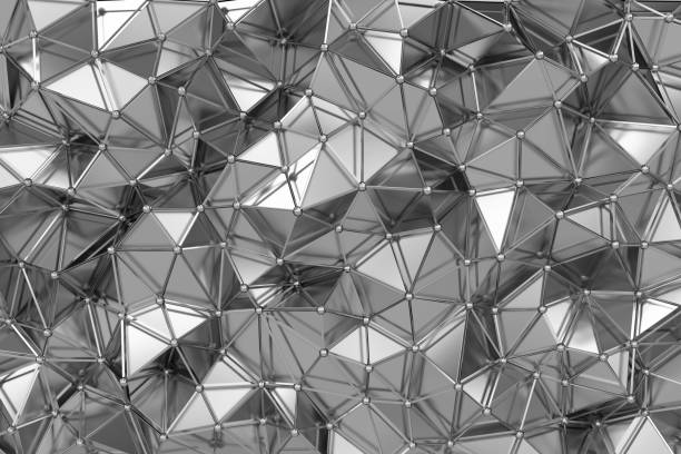 Free Stock Photo of Geometric metal structure in grayscale | Download ...