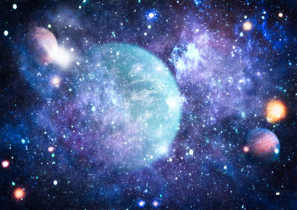 istock planets, stars and galaxies in outer space showing the beauty of space exploration. Elements furnished by NASA 1098272642