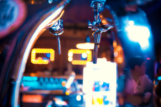 istock close-up beer tap pouring a draught lager beer 1098277118