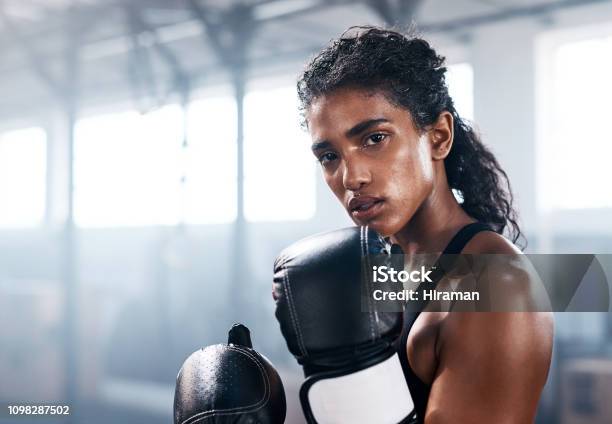 Im Ready For A Fight Stock Photo - Download Image Now - Boxing - Sport, Women, One Woman Only