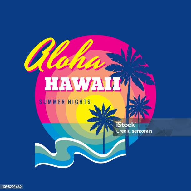 Aloha Beaches T-Shirt Retro Vintage Style Hawaii Vacation Aloha Beaches T-Shirt Retro Vintage Style Hawaii Vacation