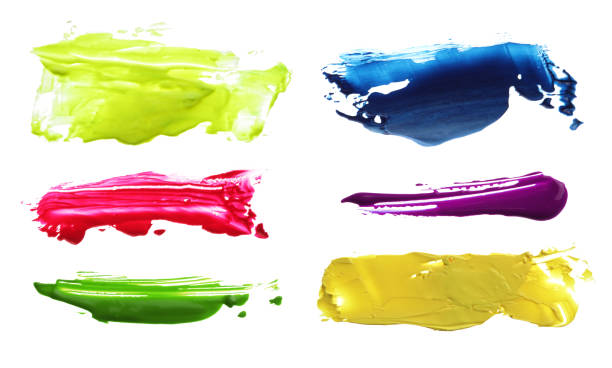 istock Brush stroke on white. Abstract background. Collection. Isolated. 1098300156