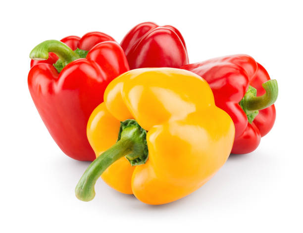 istock Paprika. Bell peppers isolated on white. 1098309462