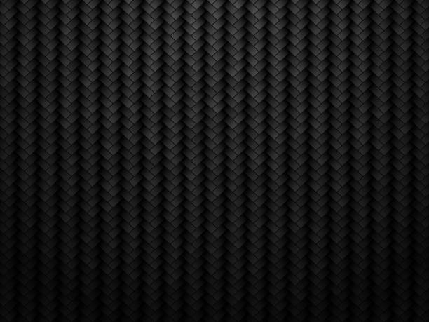 abstrakte kohlefaser-hintergrund - carbon fiber black textured stock-grafiken, -clipart, -cartoons und -symbole