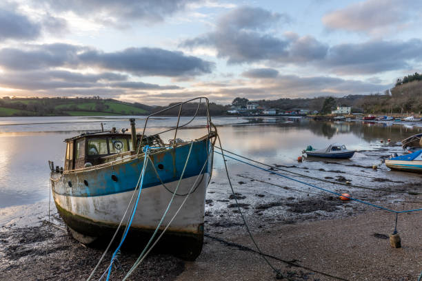 istock View towards Truro at low tide, Malpas, Cornwall 1098334296