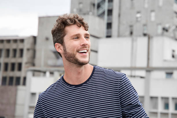 istock Happy guy in city 1098335060