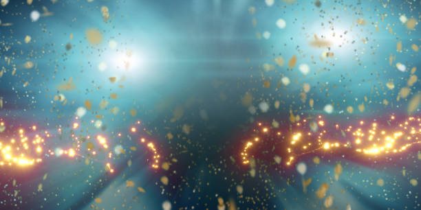istock render 3d Gold and Glittering shiny Background 1098360602