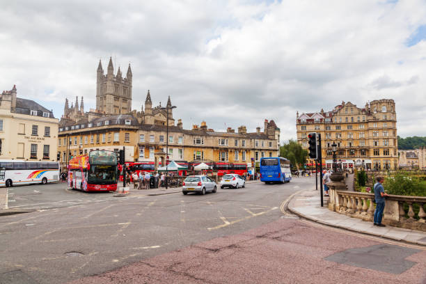 Photo of Bath Abbey, UK during a clear morning