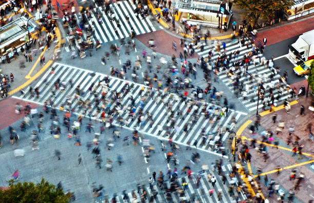 東京の渋谷スクランブル交差点 - shibuya 109 ストックフォトと画像