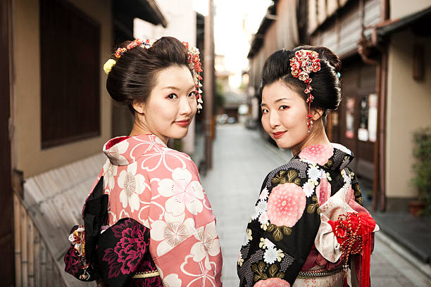 istock Japanese Women in Kimono 109836794