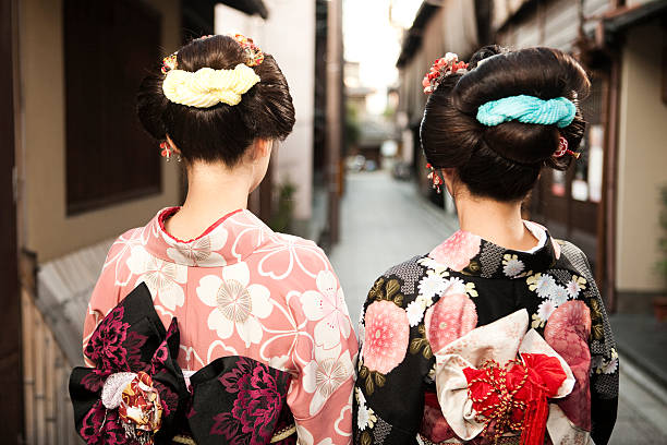 istock Japanese Women in Kimono 109836796