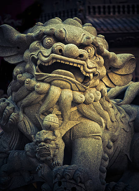 istock Chinese guardian lion 109837511