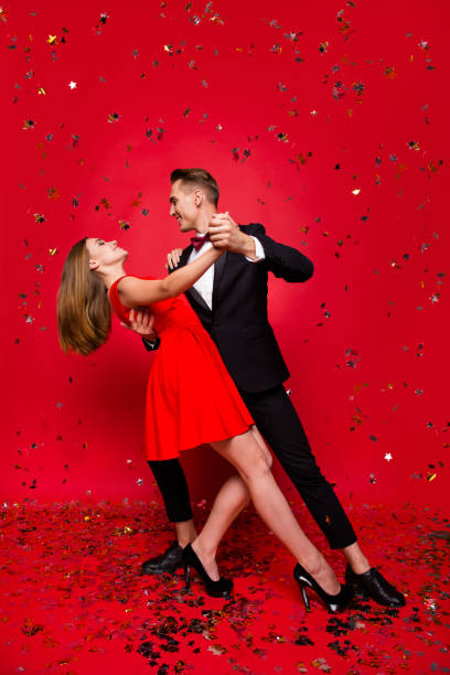 istock Vertical full length body size view of two lovely attractive gor 1098376244