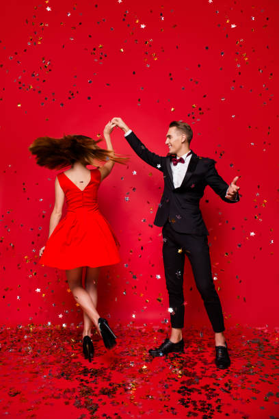 istock Vertical full length body size view of two classy attractive gor 1098377576