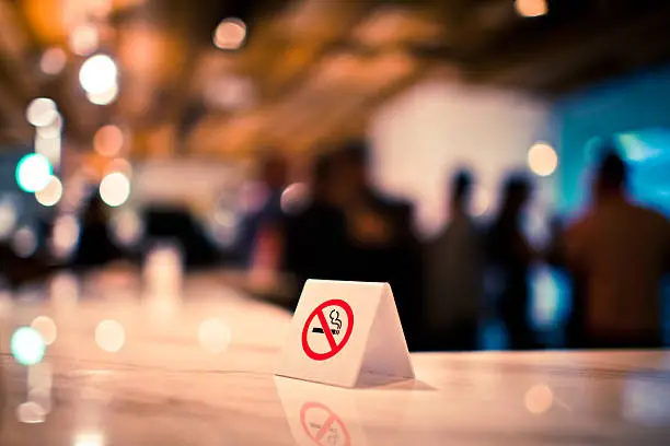 Photo of No Smoking sign