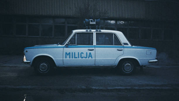 istock Martial Law Militia Car 1098380094