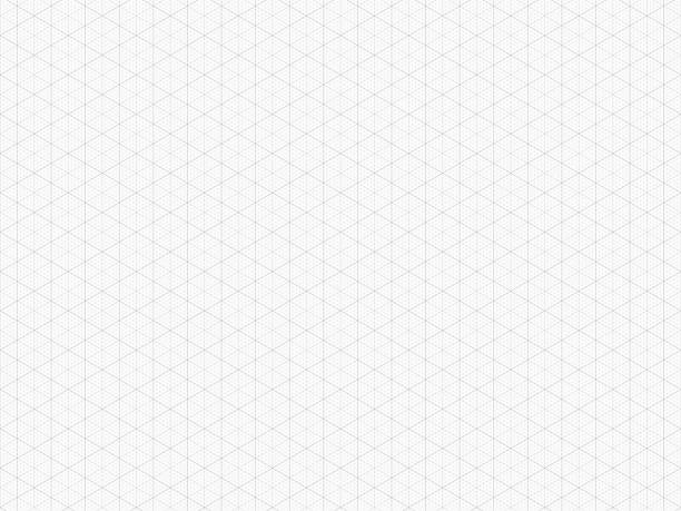 illustrations, cliparts, dessins animés et icônes de grille isométrique détaillée. papier de graphique de triangle de haute qualité. seamless pattern. modèle de grille vecteur pour votre conception. taille réelle - grillage