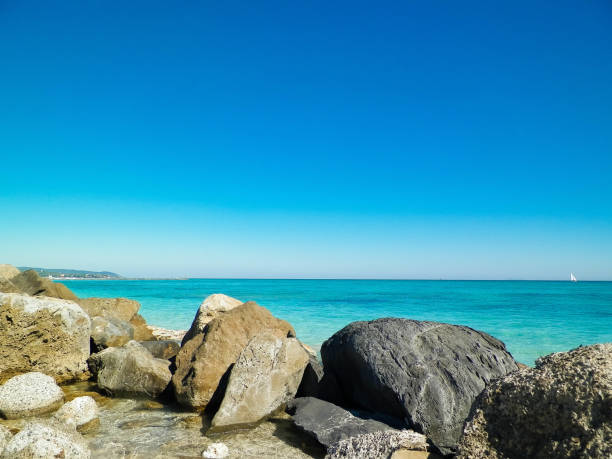 istock Stones on beach in Vada, Italy. 1098389132