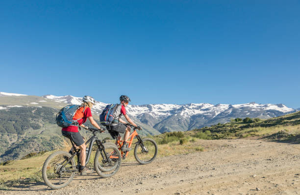 istock Andalucian Sierra Nevada Scenic Mountainbiking, Spain. 1098389658