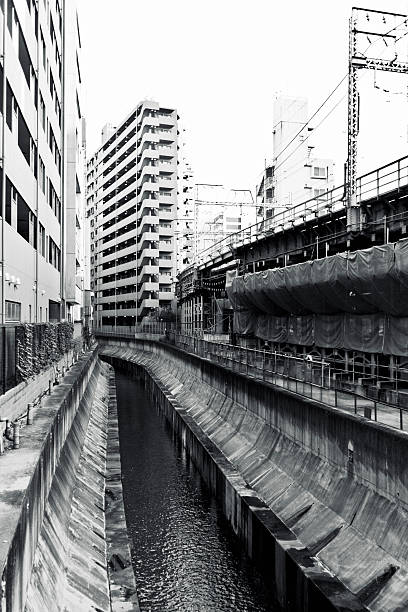 istock trench between railroad and houses 109839642