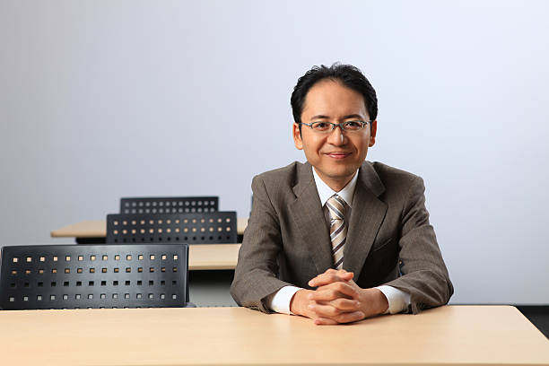 Asian Business Job Interview stock photo