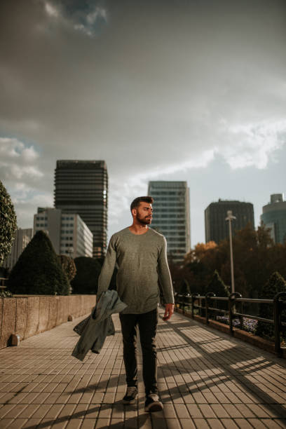 istock Young man at city 1098409974