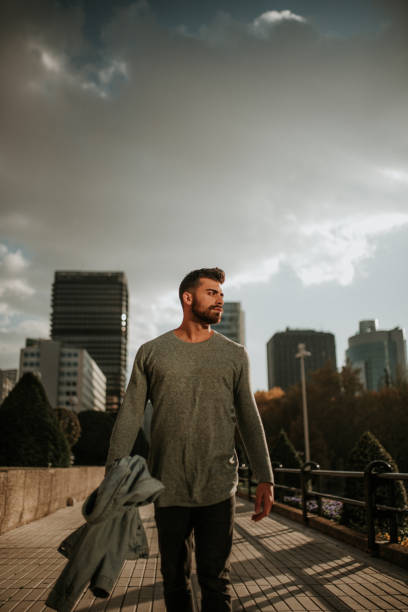 istock Young man at city 1098410616