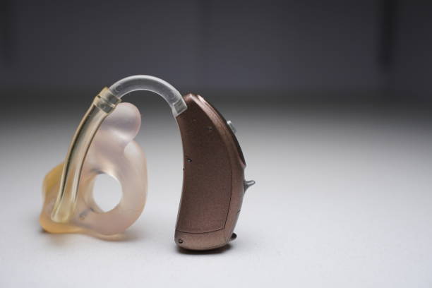 Imagery about hearing loss, old age, and degradation.