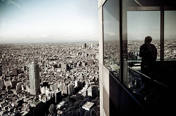 istock Looking at Tokyo cityscape 109841436