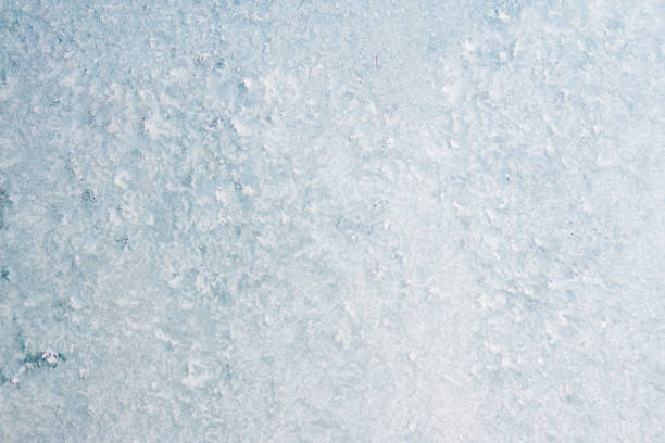 istock Frozen winter abstract background on the window glass with copy space 1098414552