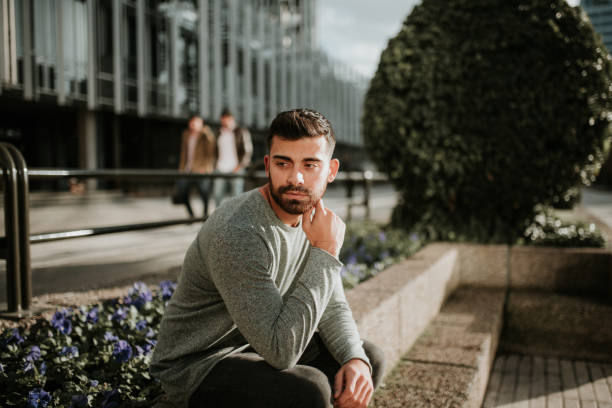 istock Young man at city 1098417622