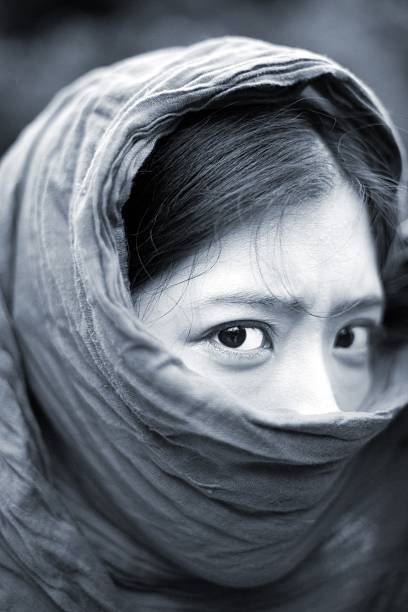 istock Muslim woman in Tokyo 109842106