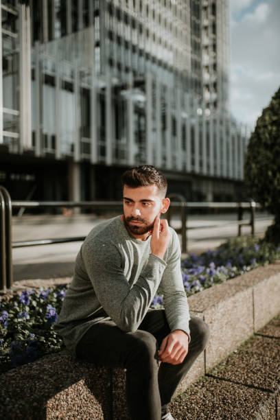 istock Young man at city 1098421572