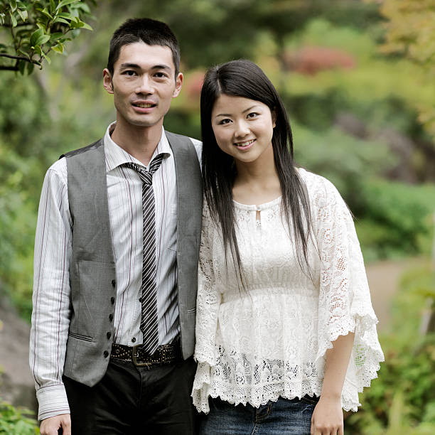 istock Young Couple Posing in the Park 109842198