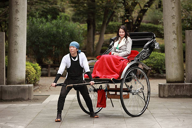 istock Woman in Japanese Rickshaw, Tokyo 109842251