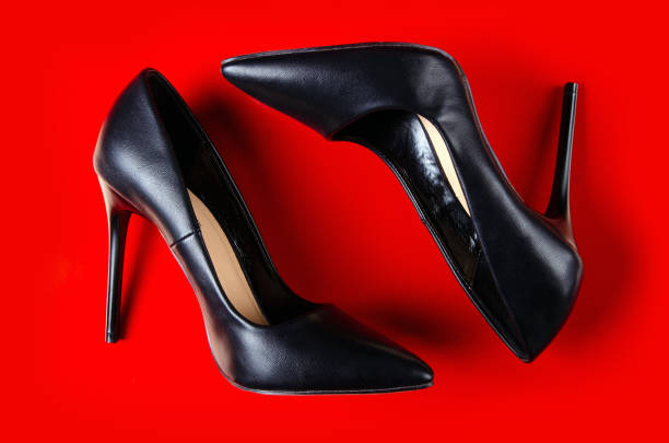 istock Black female high heel shoes 1098425250