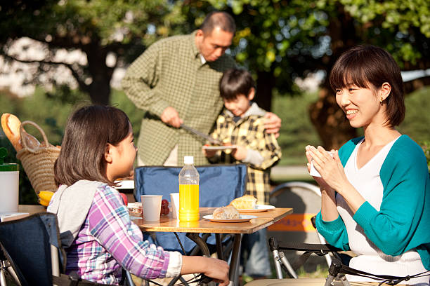 istock Family at BBQ 109842709