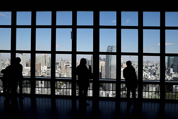 istock Visitors enjoying the view from Tokyo Tower 109842787