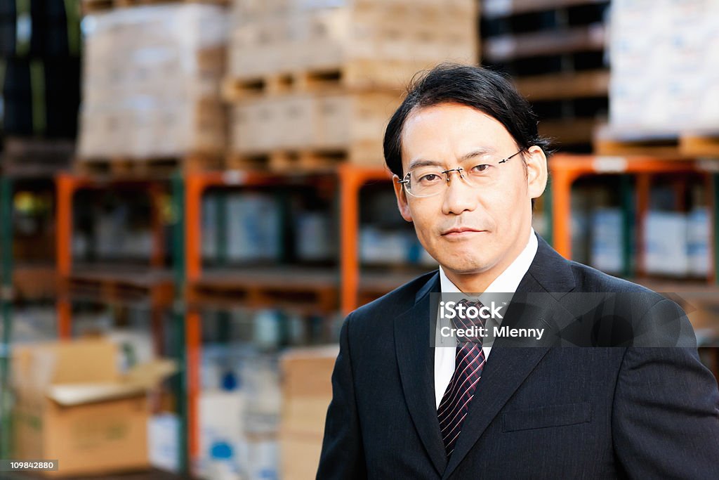 Japanese direção gerente do depósito - Foto de stock de Japonês royalty-free