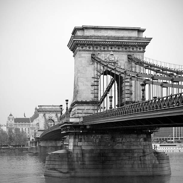 Szechenyi Chain Bridge  budapest photos stock pictures, royalty-free photos & images