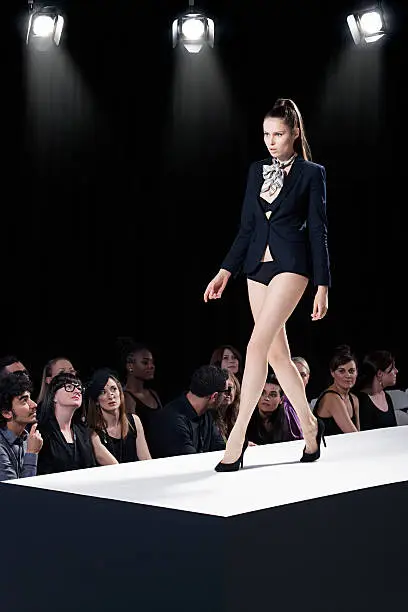 Photo of Model on catwalk at fashion show