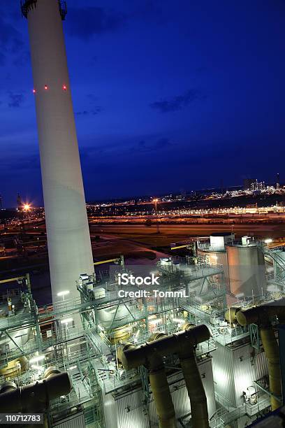 Chemical Plant Stock Photo - Download Image Now - Night, Chemical Plant, Color Image