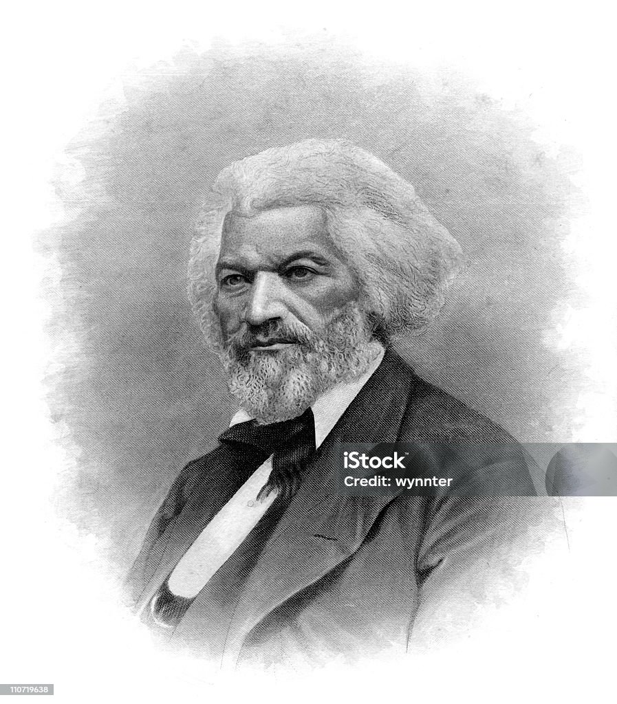 Porträt von Frederick Douglass - Lizenzfrei Frederick Douglass Stock-Illustration